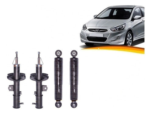 Par Amortiguador Hyundai Accent Rb 2010 2014