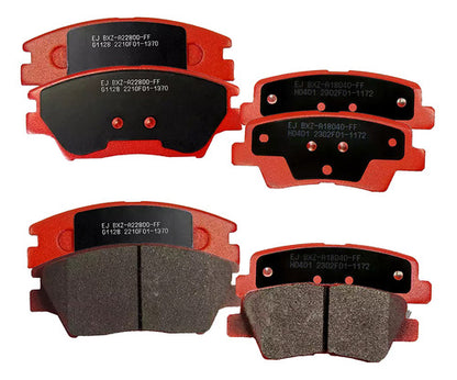 Kit Pastillas Delanteras + Traseras Freno Ssangyong Tivoli 2015 2024