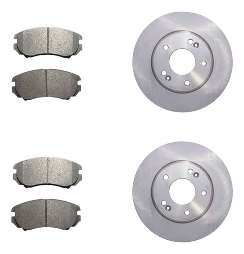 Discos Con Pastilla Freno Hyundai Tucson 2005 2010
