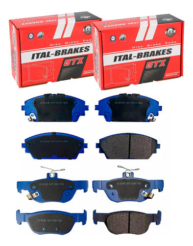 Kit Pastillas Delanteras + Traseras Freno Delantera Trasera Mazda 3 2020 2025
