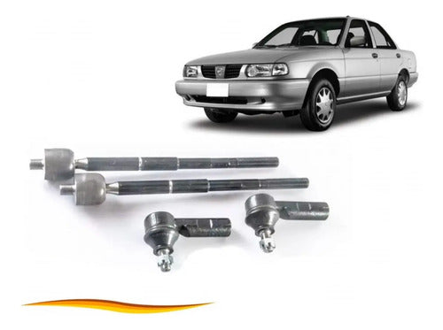 Axial + Terminal Direccion Nissan V16 1990 2010 Kit