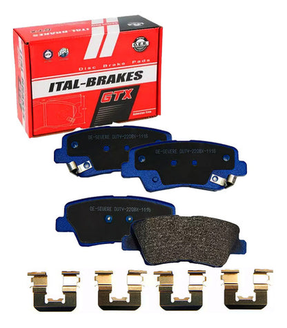Kit Pastillas Delanteras + Traseras Freno Gtx Changan Cs35 2013 2024