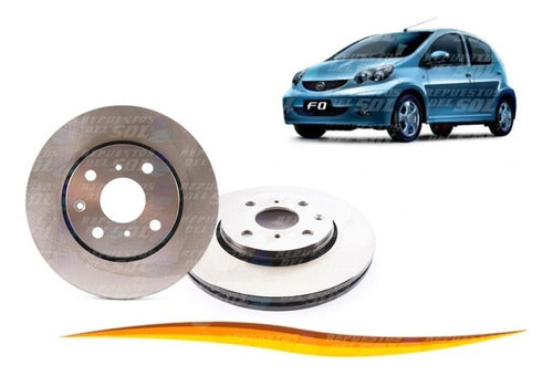 Par Disco Freno Delantero Byd F0 2010 - 2016