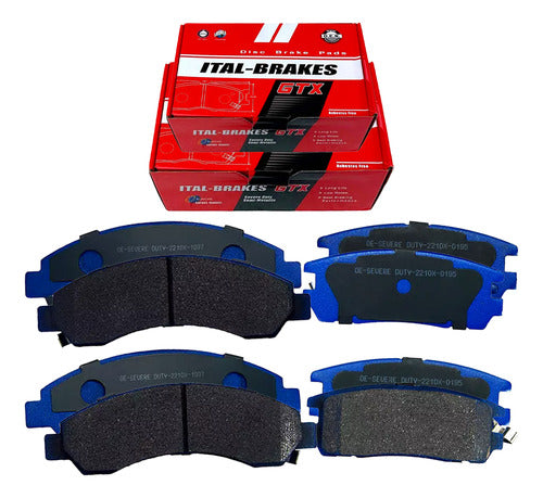 Kit Pastillas Delanteras + Traseras Freno Great Wall Hover 2007 2011