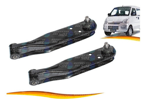 Par Bandejas Suspension Inferiores Chevrolet N300 2011-18