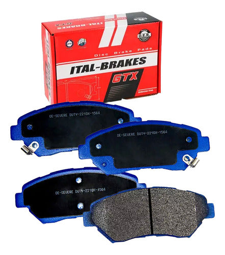 Kit Pastillas Delanteras + Traseras Freno Gtx Jmc New Vigus Work 2022 2023