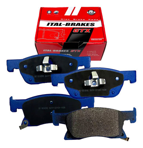 Kit Pastillas Delanteras + Traseras Freno Gtx Chevrolet Cruze 2017 2020