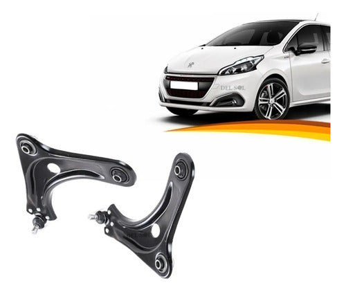 Bandeja Suspension Peugeot 208 2012 2017 Delantera El Par