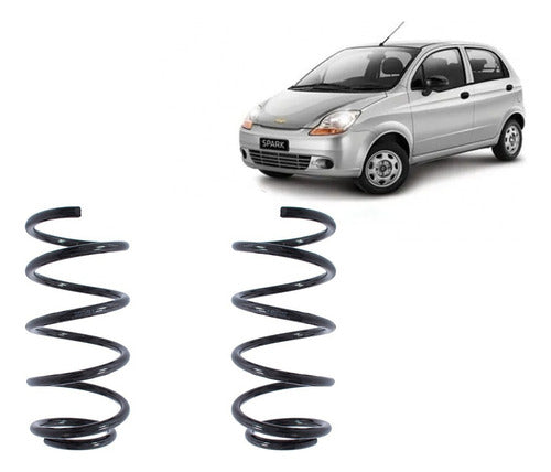 Espiral Trasero Chevrolet Spark 2004 2016 Par