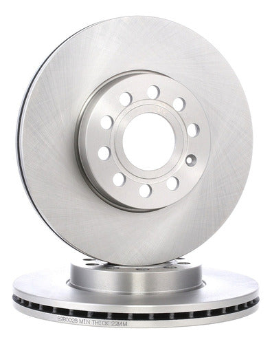 Par Discos Freno Audi A3 2003 2020 Delantero