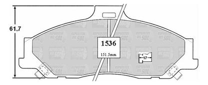 Pastilla Freno Delantero Mazda B2600 G6 2001 2003