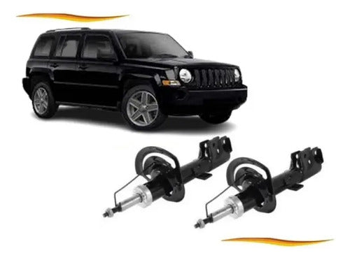 Par Amortiguador Delantero Jeep Patriot 2008 2011 Derecho + Izq