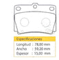 Pastilla Freno Trasero Challenger 2.8 4m40t 1996 1999