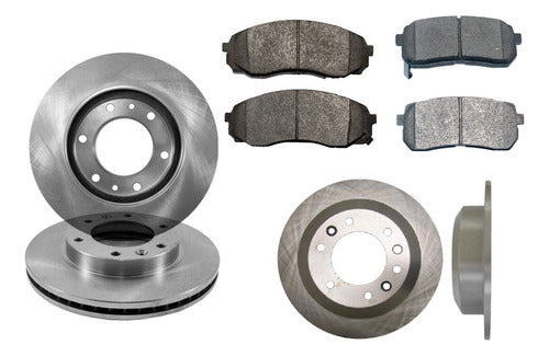 Kit Frenos Disco Freno Delantero Tr Pastilla Trasero Del