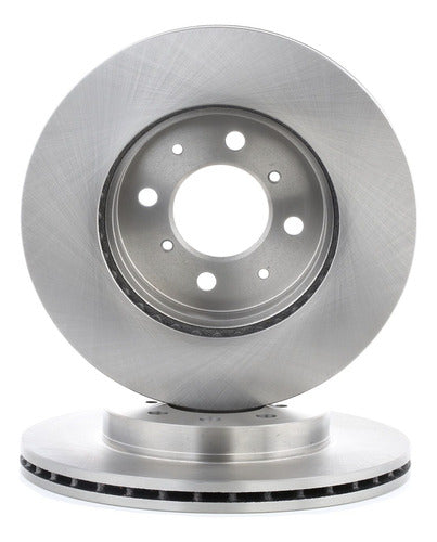 Par Discos Freno Honda Civic 1990 2003 Delantero