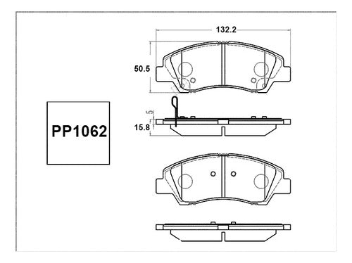 Pastilla Freno Delantero Hyundai I10 Crand 1.0 2014