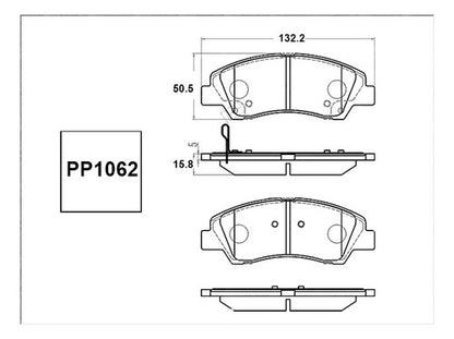 Pastilla Freno Delantero Hyundai I10 Crand 1.0 2014