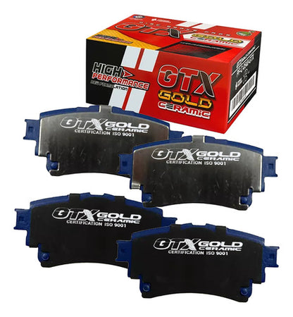 Kit Pastillas Delanteras + Traseras Freno Gtx Gold Toyota Yaris 2023 2024