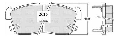 Pastilla Freno Delantero Suzuki S.presso 1.0 2020