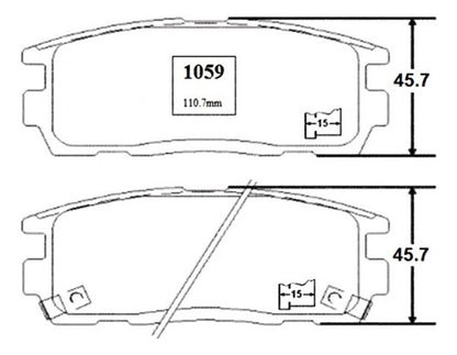 Pastilla Freno Trasero Chevrolet Equinox 2.4 2010 2017