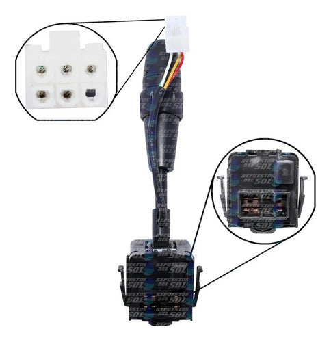 Telecomando Luces Chevrolet Sail 1.4 F14d Lcu 2011 2017