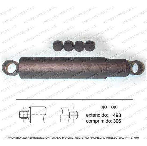 Par Amortiguador R/L Trasero H100 2.5 1991 1995
