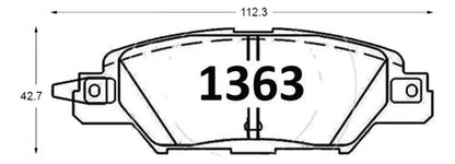 Pastilla Freno Trasero Mazda Cx5 2016 2022