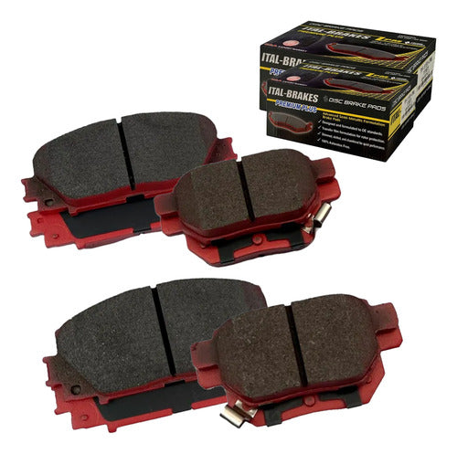 Kit Pastillas Delanteras + Traseras Freno Great Wall Voleex C30 2011 2018