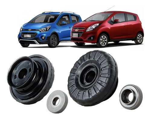 Cazoleta + Rodamiento Chevrolet Spark Gt 2011 2018 Par