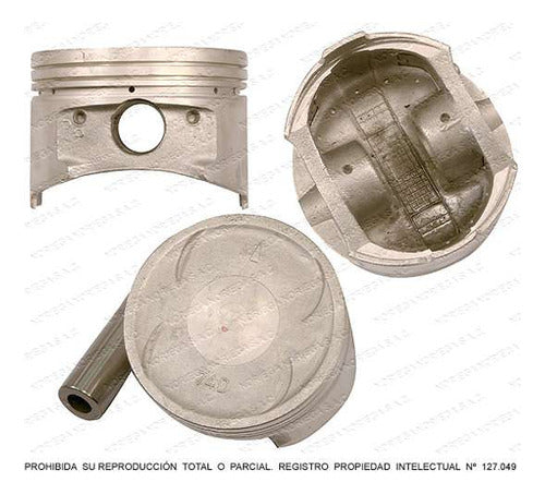 Juego Pistones Mitsubishi H100 2.5 1997 2001