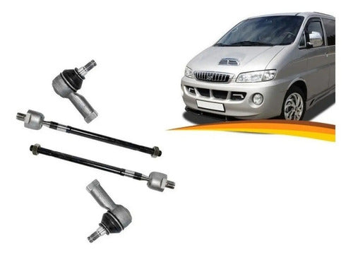 Brazo Axial Starex 1997 2007 + Terminales Kit X 4