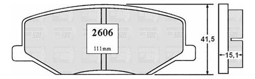 Pastilla Freno Delantero Suzuki Samurai Sj413 1.3 1984 1996