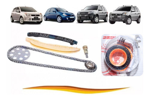 Kit Distribucion Ford Fiesta Ecosport Ka 1.6 2003 2009 Zetec