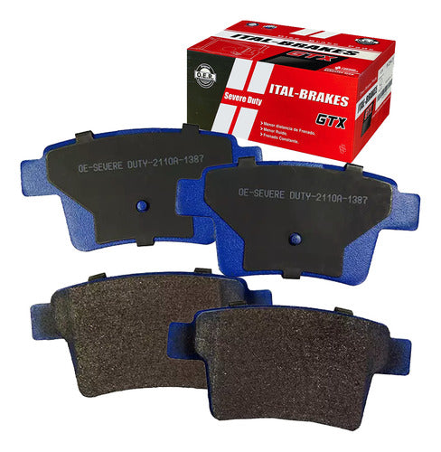 Kit Pastillas Delanteras + Traseras Freno Gtx Byd Tang 2020 2023