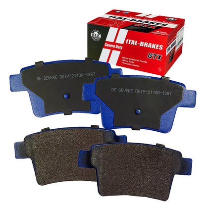 Kit Pastillas Delanteras + Traseras Freno Gtx Byd Tang 2020 2023