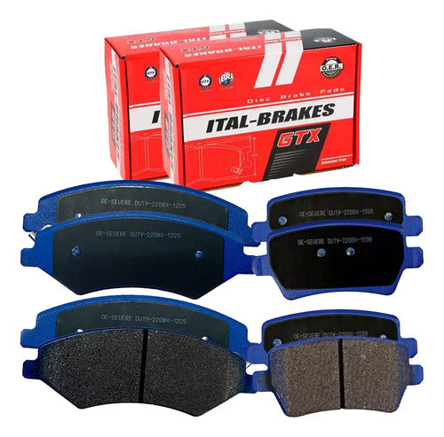 Kit Pastillas Delanteras + Traseras Freno Gtx Jetour X70 Plus 2022