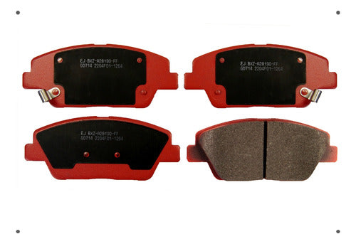 Pastilla Freno Ital Brakes Delantero Kia Optima 2011 2017