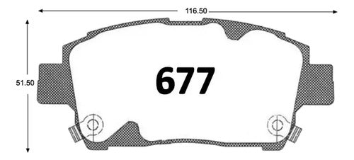 Pastilla Freno Delantera Geely Sl 2012 2014