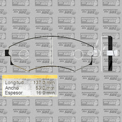 Pastilla Freno Delantera Jac Rein 2.0 4ga3-b 2008 2014