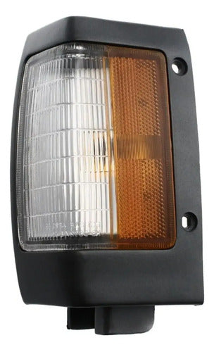 Farol Punta Nissan D21 1994 2008 Derecho Borde Gris Blanco