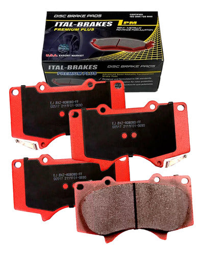 Kit Pastilla Freno Toyota Hilux 2024 Delanteras + Traseras