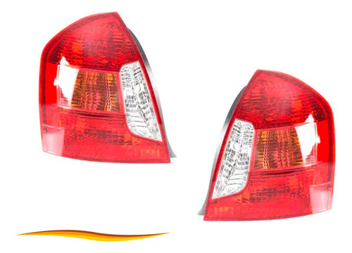 Farol Trasero Hyundai Accent New 1.5 2007 2010 Par
