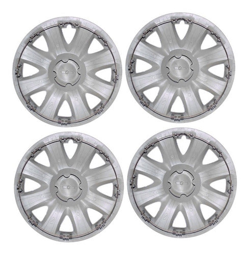 Set Tapa Rueda Chevrolet Sail 1.4 2011 2016 Aro 14 4 Piezas