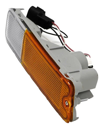 Farol Parachoques Mitsubishi L200 1996 2003 Derecho Blanco