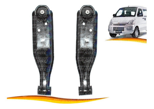 Par Bandejas Suspension Inferiores Chevrolet N300 2011-18