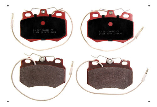 Pastilla Freno Ital Brakes Delantero Citroen C15 2000 2007