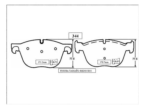 Pastilla Freno Delantero Bmw X5 4.8 2007 2010
