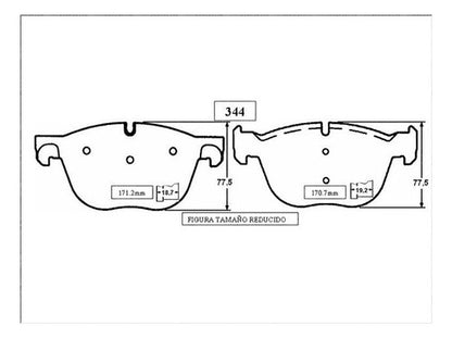 Pastilla Freno Delantero Bmw X5 4.8 2007 2010