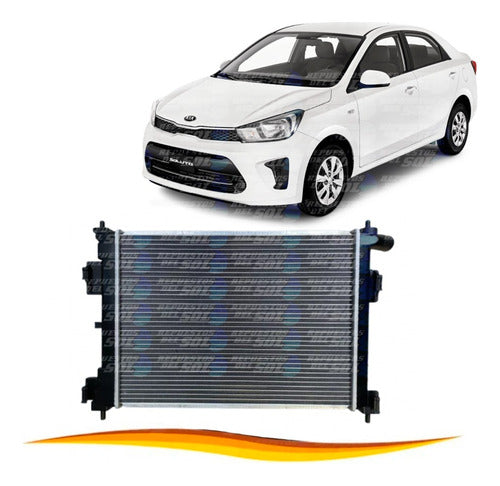 Radiador Motor Kia Soluto 1.4 2020 2023