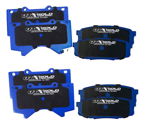 Kit Pastillas Delanteras + Traseras Freno Gtx Gold Lexus Lx 570 2008 2023